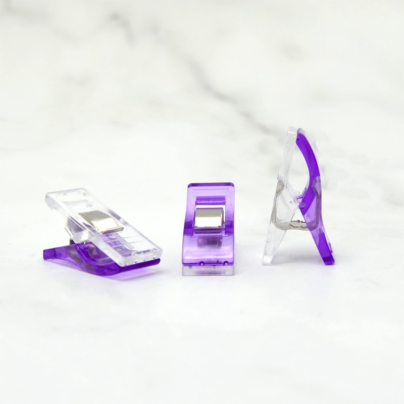 50 Pieces Sewing Clips ABS Plastic Stainless Steel Small Clips