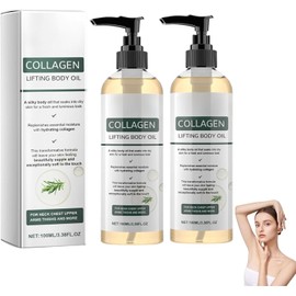 Aceite de Colágeno Reafirmante para Estrías, Cicatrices y Arrugas, 2 Piezas