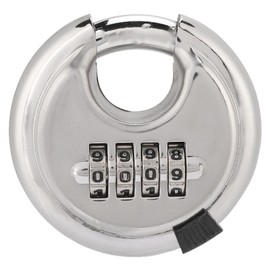Stainless Steel Password Round  Padlock Key 70mm thickened 9, 5mm for Outdoor Warehouse Fences