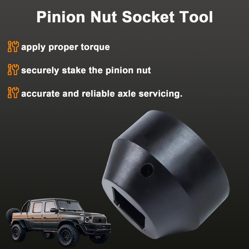 DDE W742589020700 6 PT Pinion Nut Socket Tool Compatible with