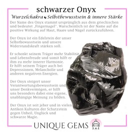 Unique Gems Chakra Black Onyx Bracelet for Men and Women Pearl Bracelet Real 8 mm Natural Stone Beads Ball Bracelet Healing Stones Yoga Meditation, Stone, Onyx