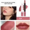 4pcs/set Lipstick Pack Set, Forma de Cigarrillo Mate de Larga