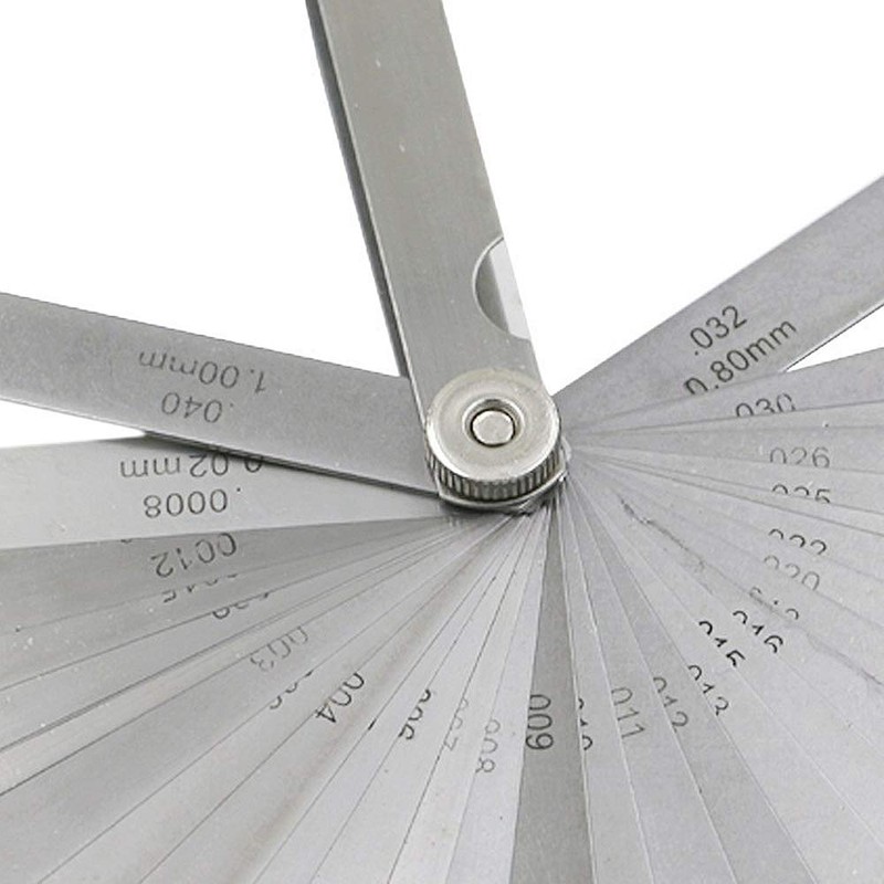 Samcos Thickness Gauges, 32 Piece Set, 0.0000 - 0.004 inch