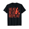 Heat Beat Repeat Forge Work Blacksmith Humor T-Shirt