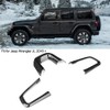3pcs Carbon Fiber Texture Steering Wheel Decoration Molding Trim Fit
