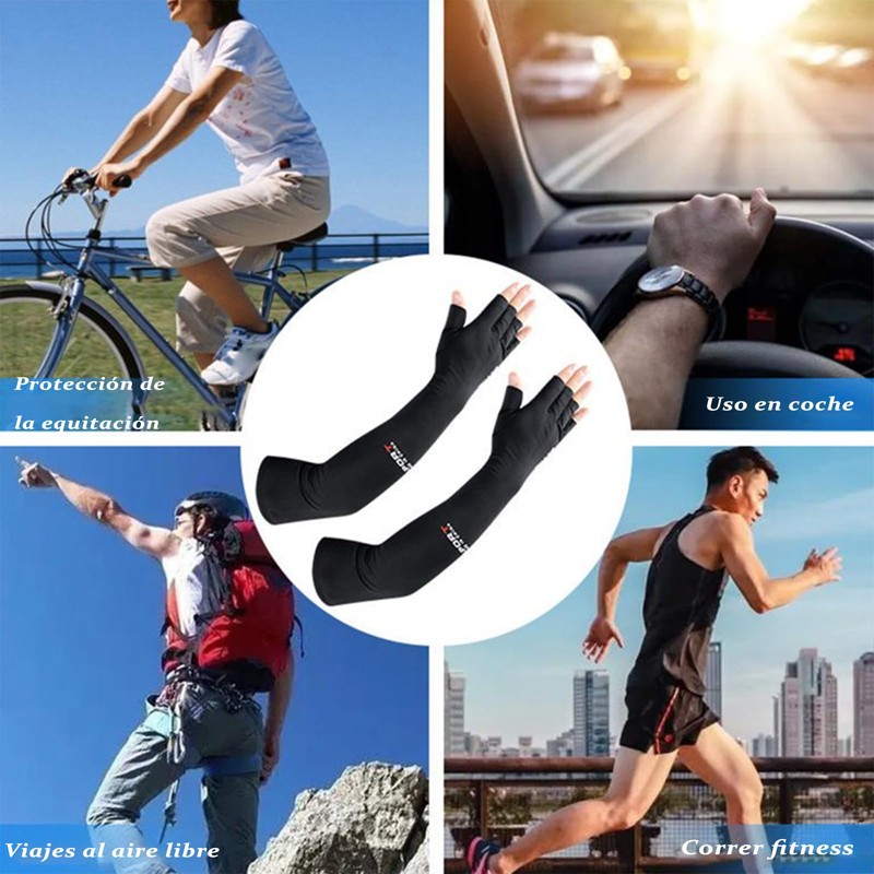 COREJOY Mangas para Brazos UV,Protectora para Brazo.Manguitos de protección solar