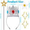 Goenb Princess Rosalina Crown Accessories Kit, Princess Costume Accessories Princess
