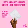 FLO Organic Ultra Long Night Pads (10 Pads)