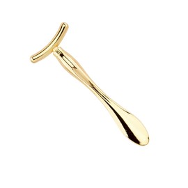 Mikinona 2pcs Zinc Alloy Eye Stick Mini Makeup Spoon and Spoon Tools for Eye Cream Absorption