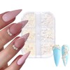 GZMAYUEN Nail Art Beads Micro Caviar for Nails, 0.3-3 mm