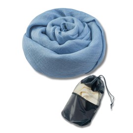 [JAPANDIPITY] Women's Stole Shawl Scarf Scarf, Plain, 15 Colors, Extra Large, H39.4 x W 76.8 inches (100 x 195 cm), Mixed Fabric, Gauze, Summer, Thin, UV Protection, Cooling Protection, Lightweight,