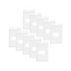 Karteo Card Holder with Thumb Slot [Pack of 10] Transparent