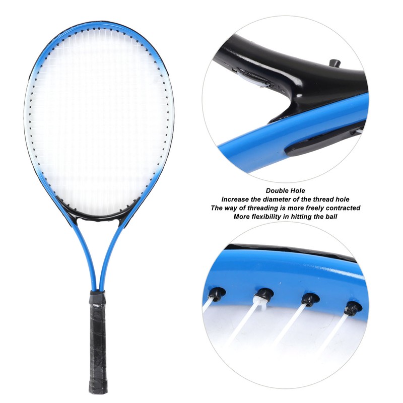 Kids Tennis Racket Shock Absorbing Aluminum Alloy Frame Training Tennis