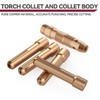 ARCCAPTAIN 11Pcs TIG Welding Torch Consumables Kit Collets Alumina Ceramic