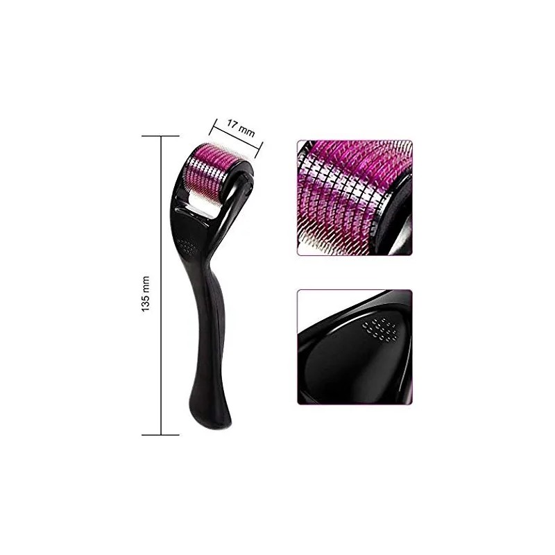 Dermaroller Facial Capilar Barba Regenera Colágeno 0.5mm