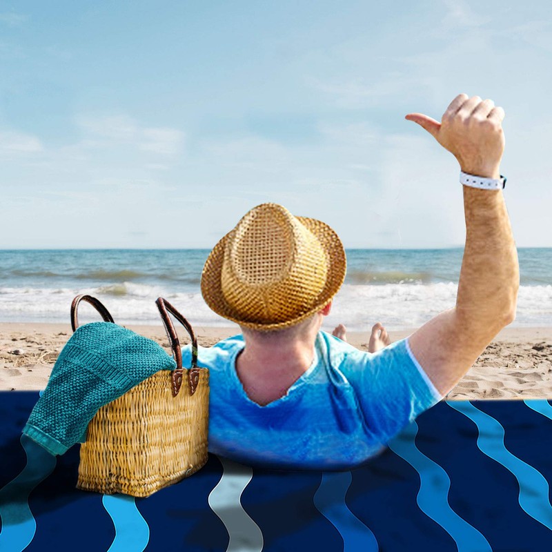 Sunlit Design Beach Blanket Sand Mat