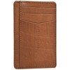 Leather Minimalist Wallet for Men & Women RFID Front Pocket