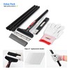EHDIS Extenble Razor Blade Scraper, 16''-58'' Long Handle 6" Wide