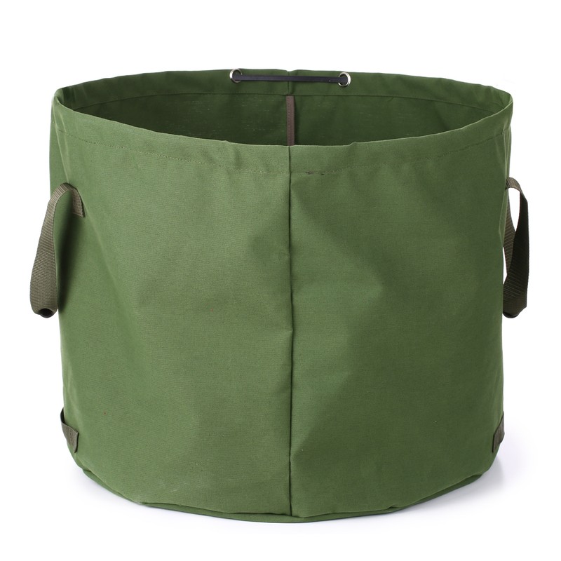 Collapsible Garden Bag Canvas Reusable Gardening Bag Water Resistant Garden