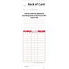 1000 Lathem 7000E and 7500E Time Clock Cards, E79 Compatible