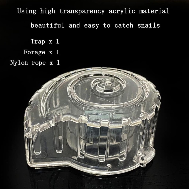 HIERYAN Snail Tool Aquarium Snail Trap Snail Box with Fishing