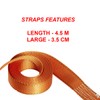 Master Lock Strap, Metal, Orange