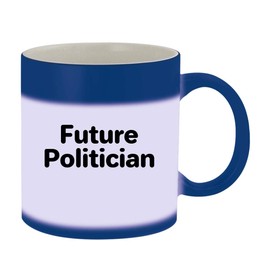 Future Politician - 11oz Ceramic Blue Color Changing Mug, Blue