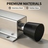 Kickdown Foot-Operated Door Stopprer, Stainless Steel