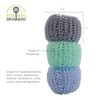 Fox Run Mesh Dish Scrubber Set, Set of 3 Multicolor