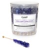Purple Rock Candy Sugar Sticks - Grape Flavored - 36