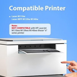 141A W14101A Toner Cartridge Replacement for HP 141A W14101A 141X W1410X Black Toner Cateridge Compatible with HP Laserjet M110w MFP M140w M139w Printer (1 Pack, with CHIP)