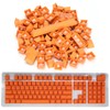 PBT Keycaps Ergonomic Design Oil Resistant Colorful 108 Key Video