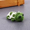 Leadigol 2PCS Cartoon Mini Turtle Shape Plush Keychain, Cute Animal