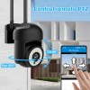 2pcs Cámara De Seguridad Exterior Wifi Foco Hd Visión Alarma