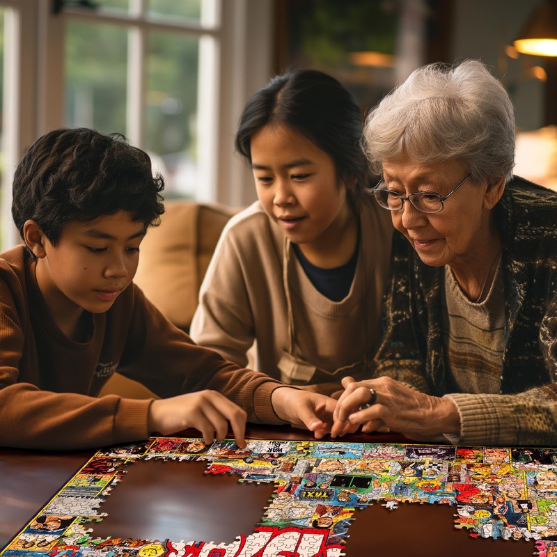 White Mountain Puzzles The Seventies - 70s Themed Jigsaw Puzzle