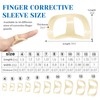 Jinzhenhong Pack of 10 Oval Finger Splint Finger Guards for
