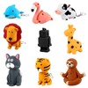 Oppaxf 9 Pieces Nurse Flashlight Pediatric, Nurse Flashlight Keychain, Animal