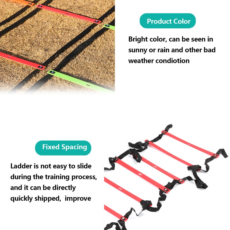Fixed Agility Ladder Football Speed Rope Ladder for Football Exercise