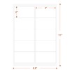 2"x 4" (25 Sheets) Address Labels, Labels Sticker Paper for