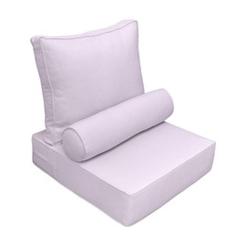 DBM IMPORTS 23x24x6 Pipe Trim Small Outdoor Deep Seat Back Rest Bolster Cover ONLY-AD107