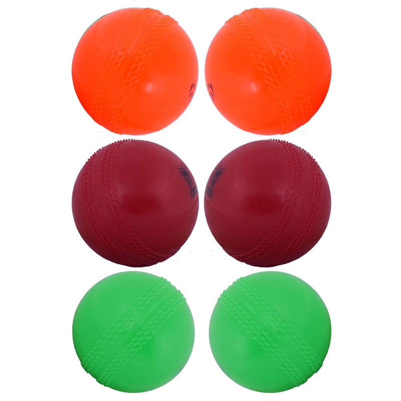 Kosma pack of 6 Windball Cricket Ball | Indoor &