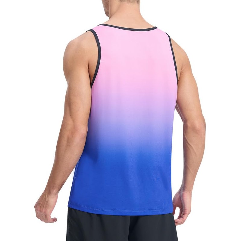 KPSUN Mens Quick Dry Sports Tank Tops Athletic Gym Bodybuilding