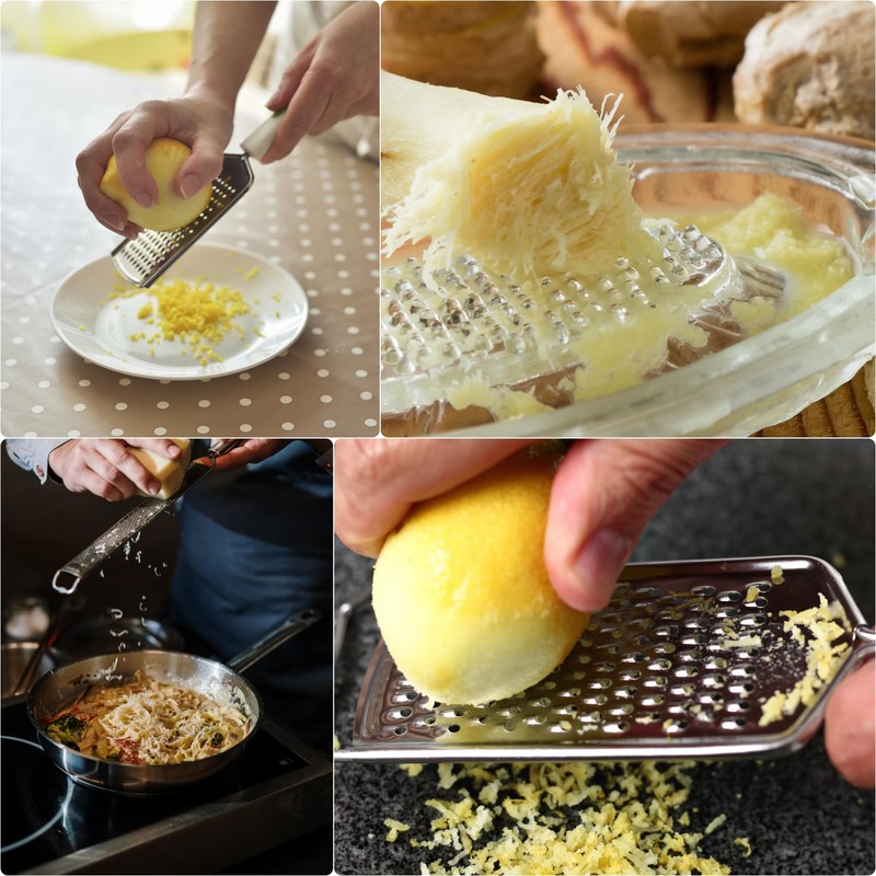 Stainless Steel Grater Fine Grater for Kitchen with Handle Shredder