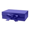 DaiUni 10.5"X7.5"X3.1" Blue Magnetic Gift Box with Lid and Ribbon