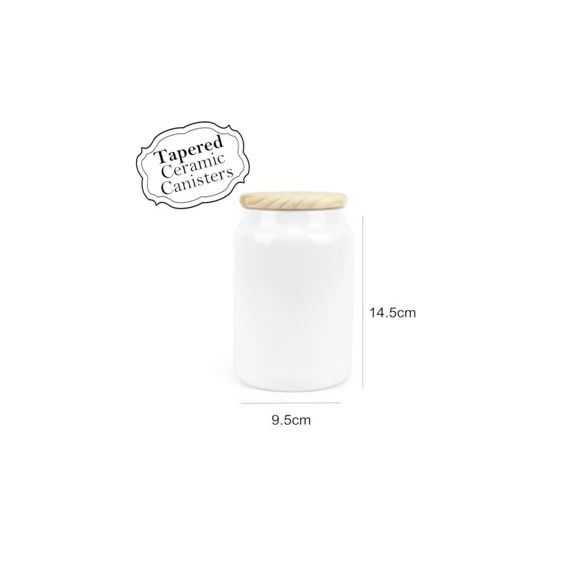 Purely Home Polka Dots Ceramic Tea Storage Canister - Multicoloured