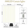 Lezonic Light Curtain, 3 m x 3 m, 300 LEDs,