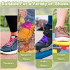 YJRVFINE Solid Flat Shoe Laces: Metal Tips Thick Shoelaces for