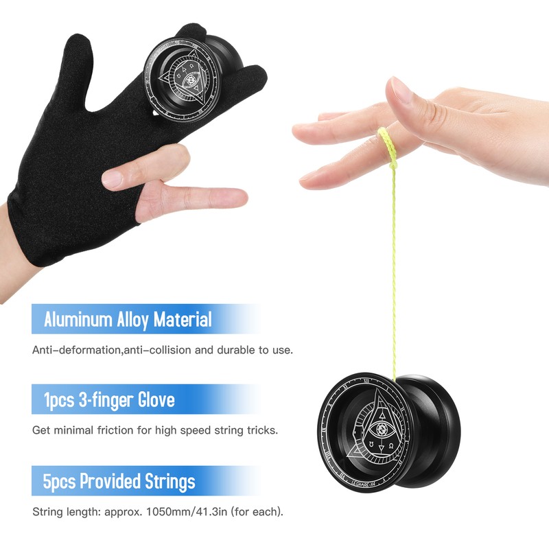 Professional Yoyo Competitive Aluminum Yoyo Ball Yo Yo Gift with