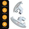 Anyhut 2 PCS Side Turn Signal Lamp, Front Fender Side