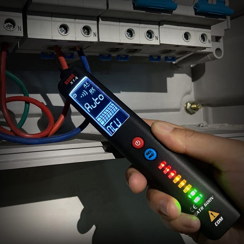 BSIDE - Voltage Tester, EBTN Screen Voltage Tester with Capacity